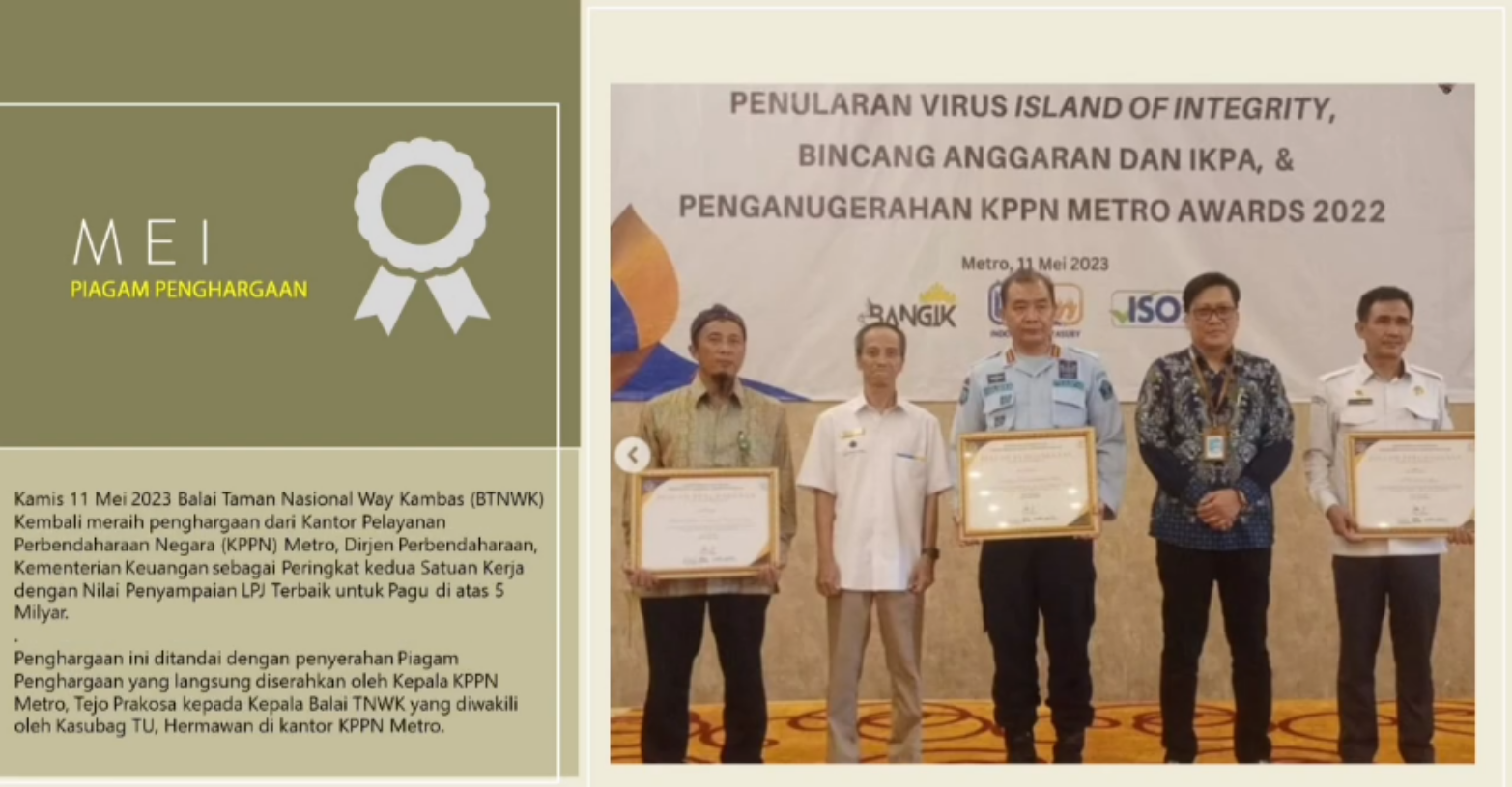 Kaleidoskop 2023 Jejak Konservasi dan Capaian Balai Taman Nasional Way Kambas (9)