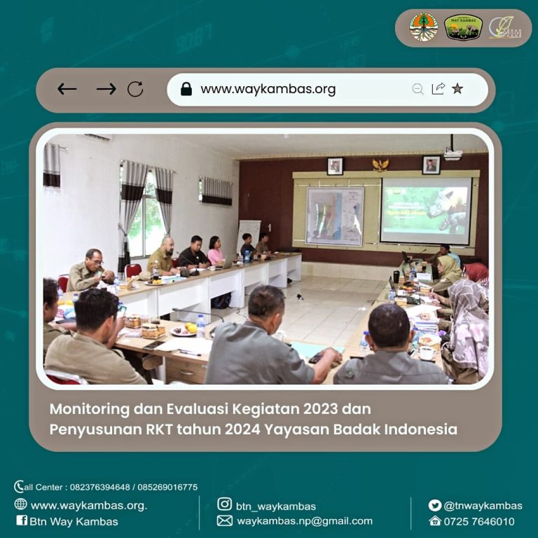 Meningkatkan Populasi Badak Sumatera Evaluasi dan Rencana Strategis TNWK Bersama Yayasan Badak Indonesia
