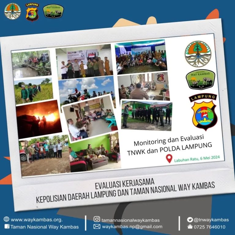 Sinergi Tanpa Henti Evaluasi Kerjasama Balai TN Way Kambas dan Polda Lampung dalam Menjaga Hutan