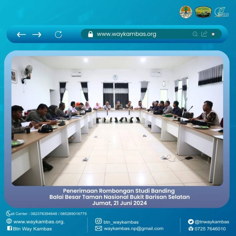 Meningkatkan Kapasitas Masyarakat Studi Banding Balai Besar TN Bukit Barisan Selatan ke Way Kambas