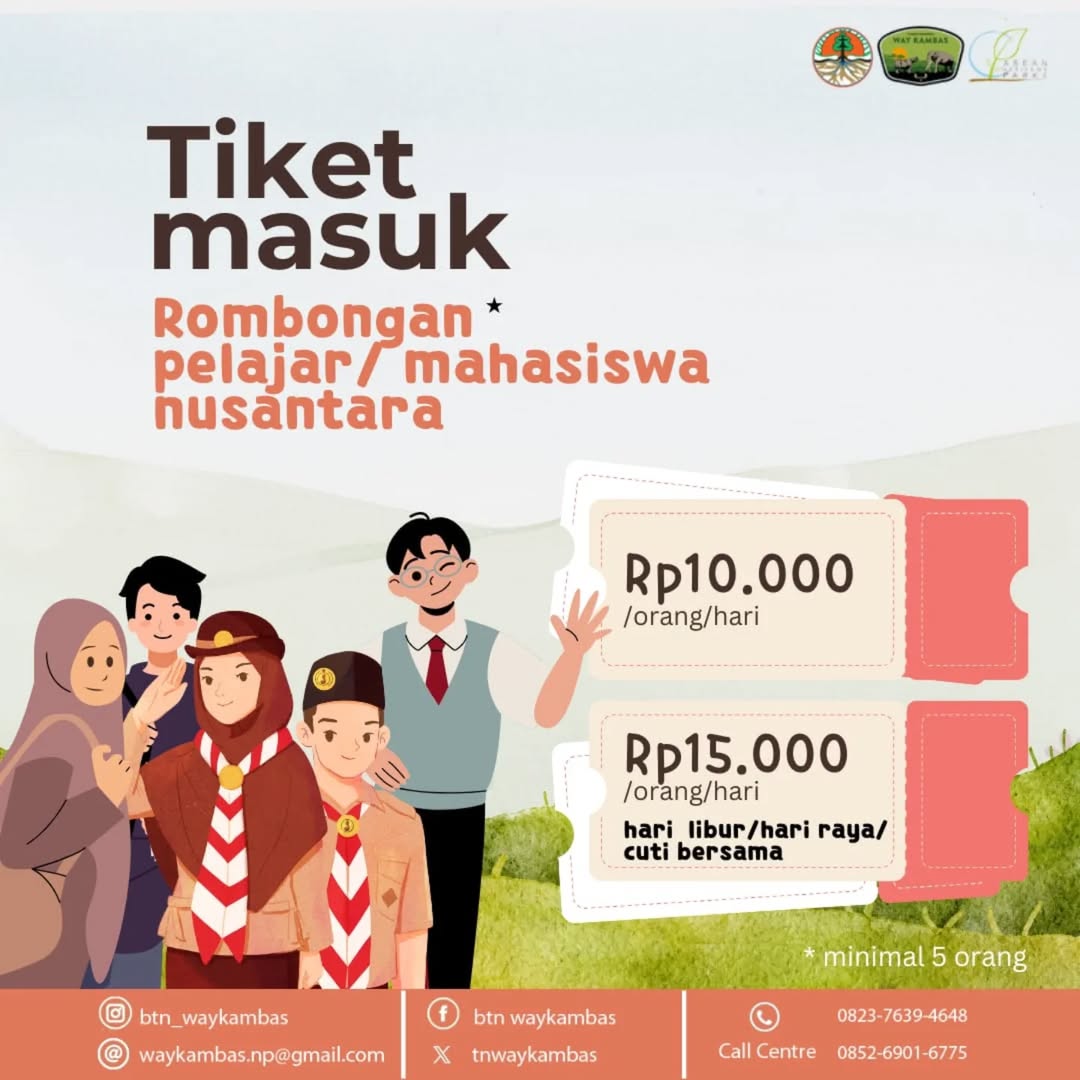 Penyesuaian Tarif Masuk Taman Nasional Way Kambas Berdasarkan PP Nomor 36 Tahun 2024 (4)