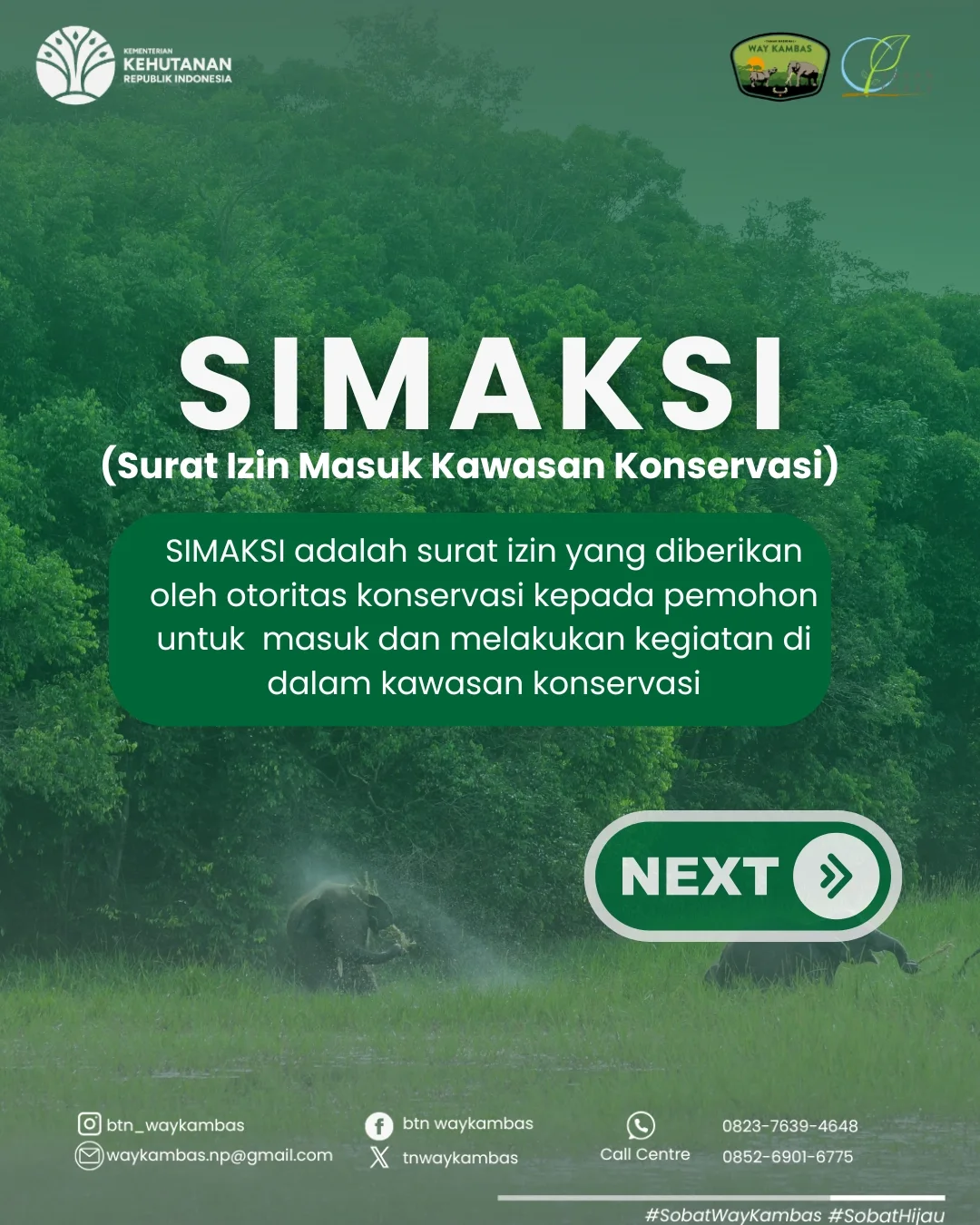 Mengenal SIMAKSI Prosedur dan Syarat Memasuki Kawasan Konservasi Way Kambas (3)